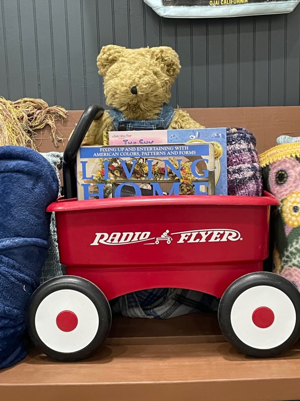 Staged Radio Flyer Red Wagon